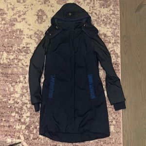 Lululemon Navy Long Coat